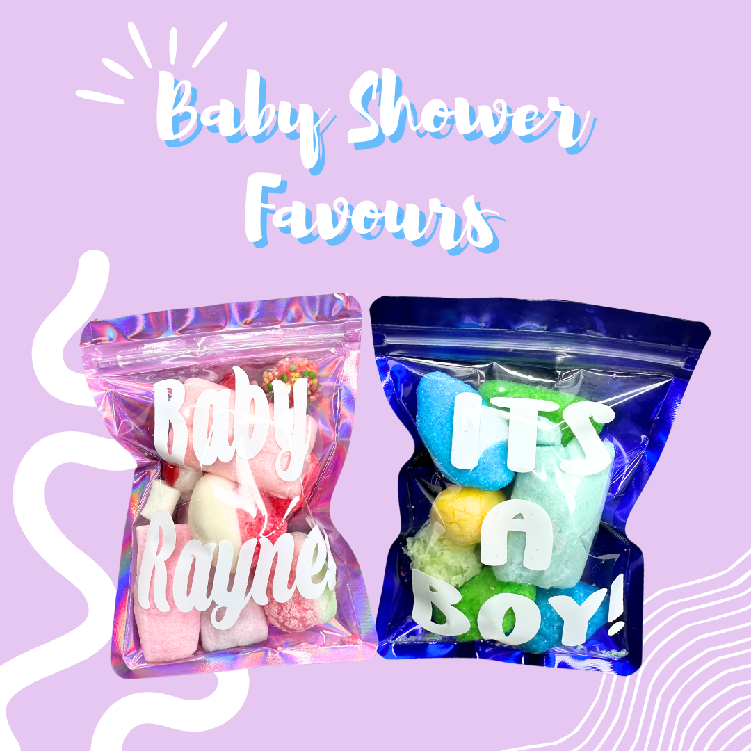 Freeze Dried Baby Shower Favours